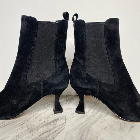 Sam Edelman Lani Black Suede Chelsea Bootie 5 1/2 - Picture 8 of 15